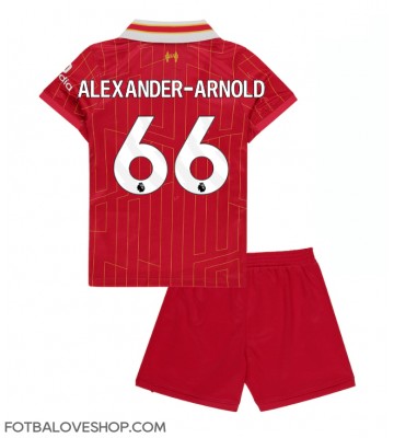 Liverpool Alexander-Arnold #66 Dětské Domácí Dres 2024-25 Krátký Rukáv (+ trenýrky)